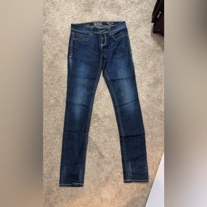 Buckle Black skinny jeans